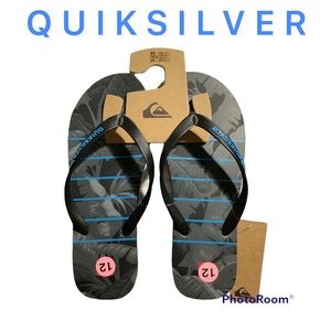 ⭐️SALE⭐️🆕 NWT Quiksilver Java Print Men’s Flip Flops Sandals Size 12